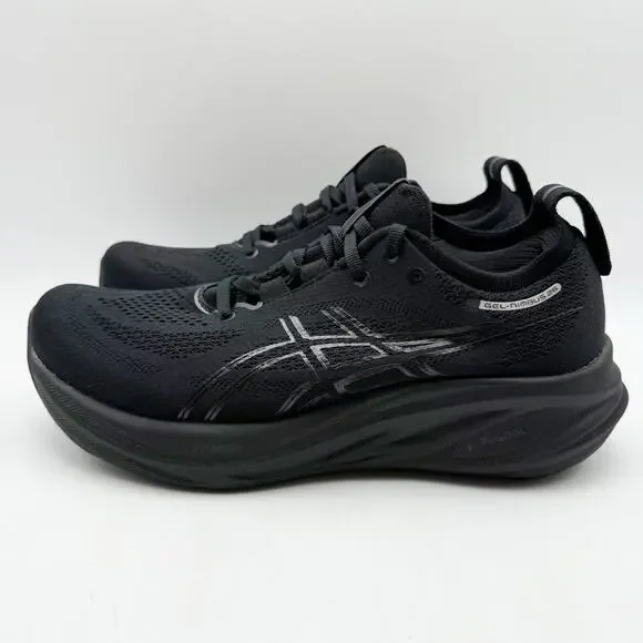 Asics Women Gel-Nimbus 26 Running Sneaker US 10.5 Wide Black Athletic NIB - Picture 9 of 13